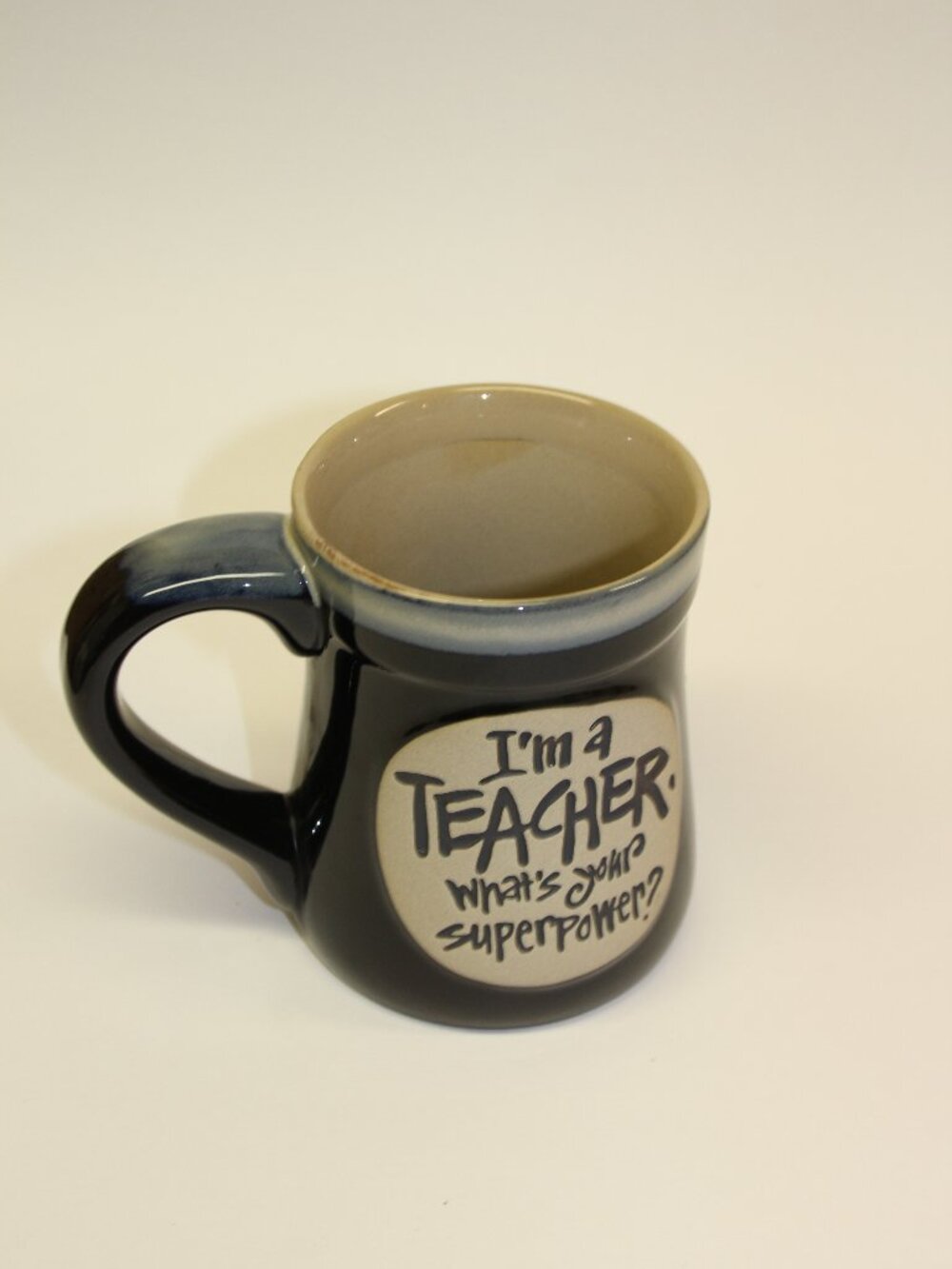 burton + BURTON Stoneware I'M A TEACHER WHAT'S YOUR SUPERPOWER? Coffee Mug